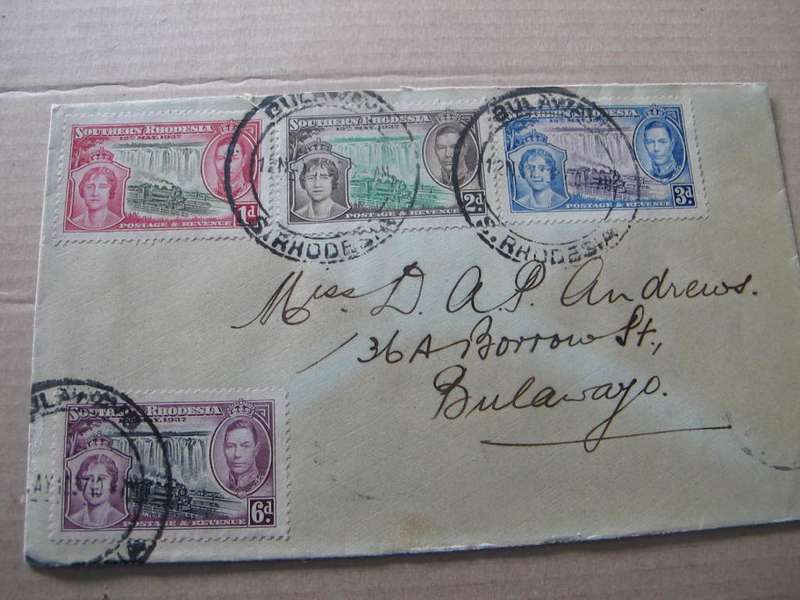 Southern Rhodesia - 1937 Coronation of King George VI FDC